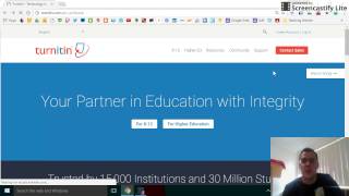 Turnitin basics  Create a class add students set assignment check similarity [upl. by Nytsud769]