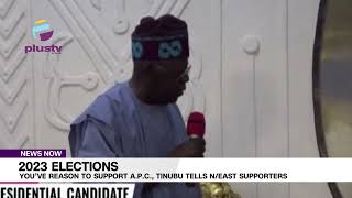 2023 Elections You’ve Reason To Support APC Tinubu Tells North East Supporters  NEWS [upl. by Anaiad472]