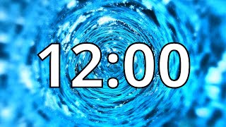 12 Minute Timer with Music  Abstract Timer [upl. by Lederer482]