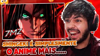 ESSA MÚSICA PASSOU TODA REACT Eren Attack on Titan  AO SOM DO ESTRONDO  7 Minutoz [upl. by Onder]