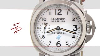 PANERAI Luminor Marina Logo 44mm White PAM00778 [upl. by Yruok]