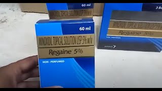 REGAINE MINOXIDIL Best Treatment for Hair Loss Alopecia for MEN N WOMEN regain minoxidil [upl. by Witherspoon933]