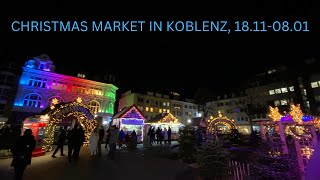 Christmas Market in Koblenz 18110801 2023 [upl. by Michell250]