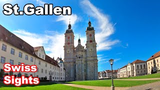 St Gallen Switzerland 4K Wonderful Old Town [upl. by Eerbua766]