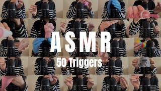 🎀 ASMR 🎀 50 TRIGGERS 🥱💤 [upl. by Marya]