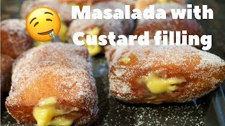 Malasada recipe  Custard filling  Tasteofthesouthpacific [upl. by Sheilah]