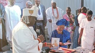 SEE HOW OONI OF IFE SING FOR EVANG FUNMI ARAGBAYE AS SHE CLOCKS 70 [upl. by Adnole]