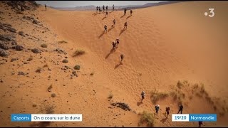 Un marathonien des sables normand de 73 ans [upl. by Lseil]