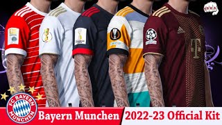 Bayern Munchen complete kit 20222023  PES 2021  Sider [upl. by Jueta]