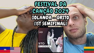 REACTION TO iolanda – Grito 1ª Semifinal  Festival da Canção 2024 FIRST TIME LISTENING TO IOLANDA [upl. by Irabaj180]