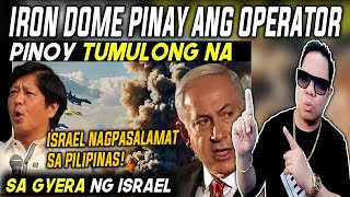 MGA PILIPINO TUMULONG NA para IPAG TANGGOL ang ISRAEL sa GERA IRON DOME PINAY ANG OPERATOR [upl. by Roosnam]