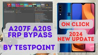 Samsung A20s a207f frp bypassbit 1 to 5 testpoint new update 2024 [upl. by Laurin]