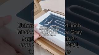 14inch MacBook Pro  Space Gray Apple M3 Chip unboxing 🫣💸 macbookpro [upl. by Norraf516]