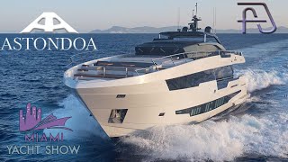 Astondoa 100 Century Yacht  MT DOOM at Miami Yacht Show  MYS 2020 [upl. by Olivann354]