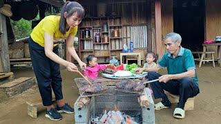 Building happiness Grandpa catches fishprepares delicious grilled fish  Makes cakes  Animal care [upl. by Flori]