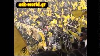 AEK Athens 70000 awesome fans at OAKA stadium Greece [upl. by Stieglitz]