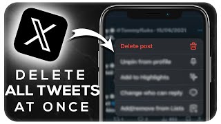 How To Delete All Tweets At Once On Twitter X  Easy Guide [upl. by Azne]