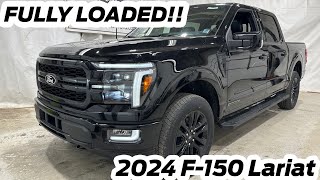 LOADED LARIAT  2024 Ford F150 Lariat Hybrid Review [upl. by Illib]