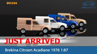 Brekina  Just Arrived 187 Citroen Acadiane [upl. by Ahsitnauq366]