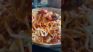 Easy Filipino Spaghetti filipinofood spaghetti bolognese [upl. by Nyrtak97]