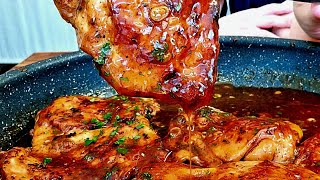 The Glazed Chicken Thighs I Made For Dinner  Simply Mamá Cooks [upl. by Particia]