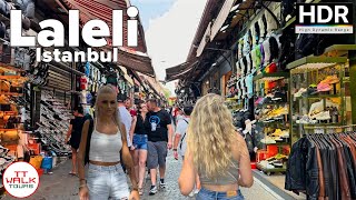 Laleli Shopping Street Walking Tour Istanbul  Suitcase Trade  4K HDR [upl. by Ecinerev160]