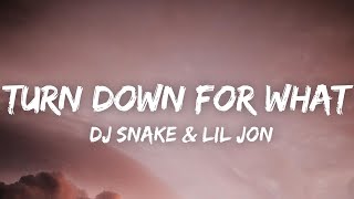 DJ Snake Lil Jon  Turn Down for What Lyrics [upl. by Philippe]