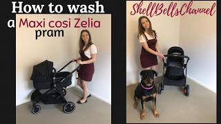 How to Wash a Maxi cosi Zelia Pram [upl. by Darbee254]