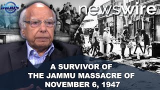 Amanullah Khans Heart wrenching account of the Jammu Massacre of 1947  News Wire  Indus News [upl. by Akemed]