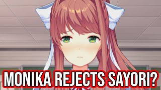 Monika Rejects Sayori  DDLC MOD  Turquoise Part 10 [upl. by Yblehs]