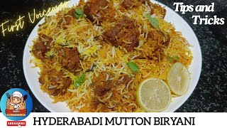 HYDERABADI MUTTON BIRYANI  Pakki Akhni ki Mutton Biryani  1 Kg Mutton Dum Biryani [upl. by Leighton]