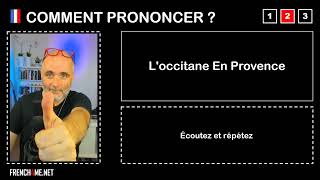 Como pronunciar  LOCCITANE EN PROVENCE [upl. by Sewellyn210]