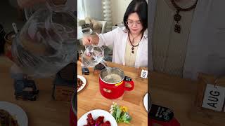 Mini rice cooker makes lowstarch rice so easy Oneclick rice and rice soup separation Mini ri [upl. by Rivalee]