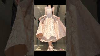 The rose gold pink suspender dress is so gentle fashionblogger fashion outfit ootd style [upl. by Ailahk]