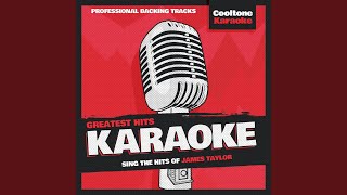 Up on the Roof Originally Performed by James Taylor Karaoke Version Karaoke Version [upl. by Aicire]