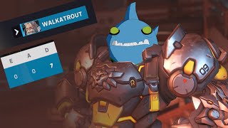 DO NOT Let Walkatrout Play Reinhardt in Overwatch [upl. by Reta]