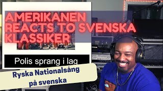 Amerikanen Reacts to Viral Svenska Klassiker Ryssland Nationalsång på Svenska [upl. by Einra]