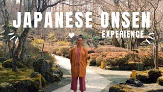 Mount Fuji onsen experience at Kaneyamaen Ryokan  Japan travel vlog [upl. by Eerised]