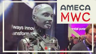 Ameca The Humanoid Robot from MWC  A Glimpse into the Future of Robotics [upl. by Bazil975]