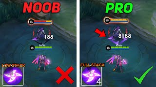 HOW TO DEAL MORE DAMAGE USING KARRIE 2024  PRO KARRIE GUIDE  TUTORIAL  MUST WATCH   MLBB [upl. by Lehcnom]