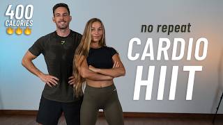 20 MIN CARDIO HIIT Workout  Full Body No Equipment No Repeats [upl. by Kcirdaed742]