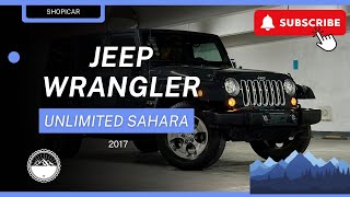 Conoce esta increíble camioneta  Jeep Wrangler Unlimited Sahara 2017 🏔️🧗‍♀️ [upl. by Jud]