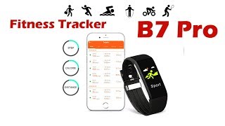 B7 Pro color screen smart band multisport Fitness Tracker [upl. by Aihtela197]