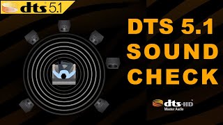 DTS SOUND TEST TONE  51 Surround Test  HD  Soundbar Home Theater Subwoofer Bass [upl. by Chiquita]