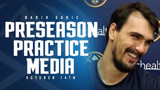 Dario Šarić Post Practice Media 🎙  Denver Nuggets Preseason [upl. by Roslyn]