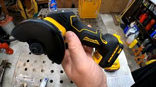 Tool Review  The Dewalt Model DCS438B 20V Brushless 3 Inch Cut Off Tool [upl. by Josefina]