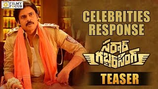 Sardaar Gabbar Singh Teaser  Celebrities Response  Pawan Kalyan  Filmy Focus [upl. by Lefkowitz]