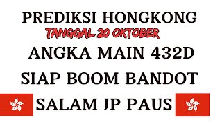 PREDIKSI HK LOTTO 20 OKTOBER 2024  BOCORAN TOGEL HONGKONG MALAM INI [upl. by Shepp145]