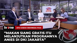 Soal Makan Gratis Prabowo Jubir Timnas AMIN Anies Sudah Melakukan Program Itu Lebih Dulu  tvOne [upl. by Mlawsky]