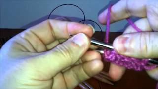 How to use the Magic Loop Knitting Technique Left Handed [upl. by Ahsein]